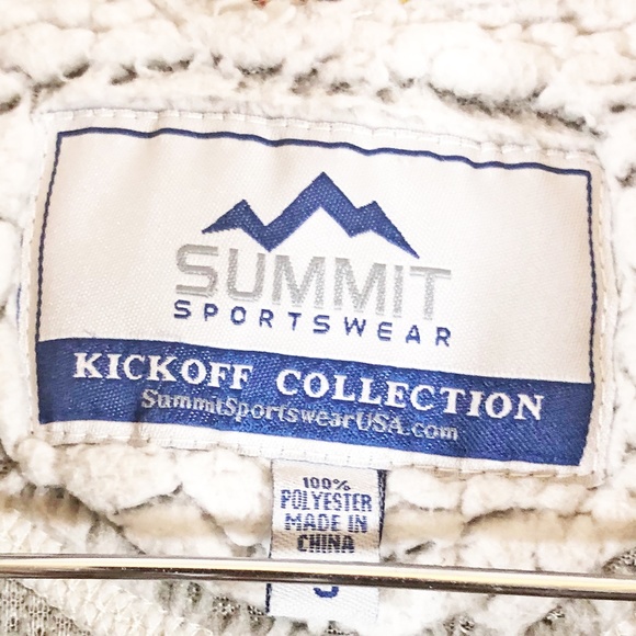 UNIVERSITY Of FLORIDA GATORS Gray 1/4 Zip Fleece Sweatshirt Size S - Picture 5 of 5